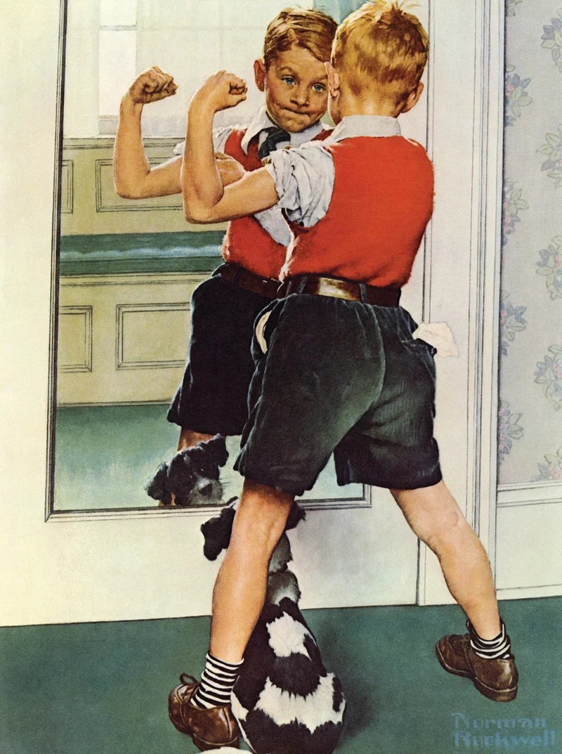 The Muscleman, Norman Rockwell (1000pcs)