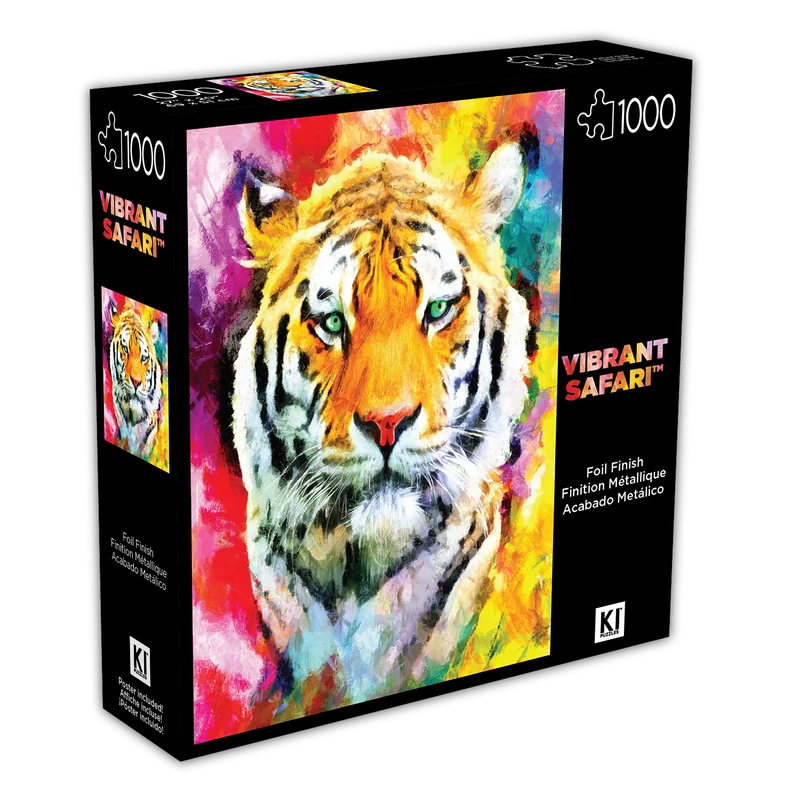 Vibrant Safari - Tiger (1000pcs)