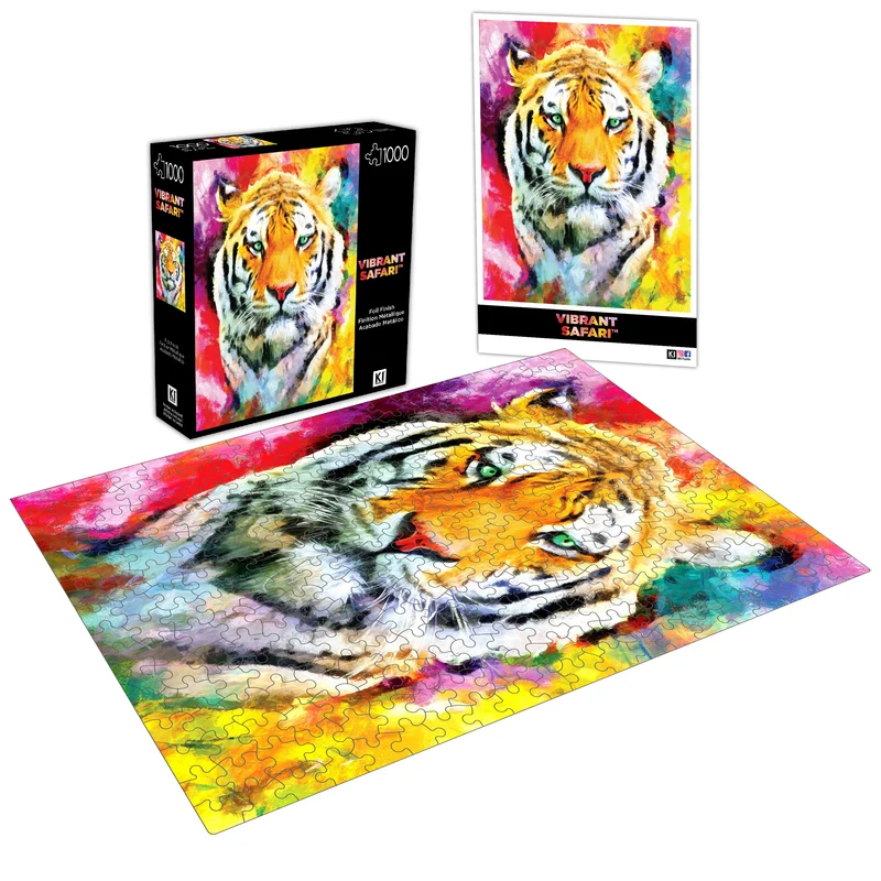 Vibrant Safari - Tiger (1000pcs)