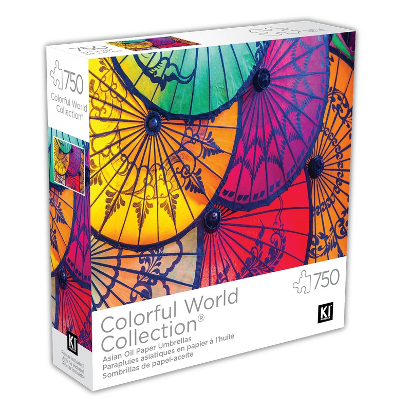 Colorful World - Asian Oil Paper Umbrellas (750pcs)