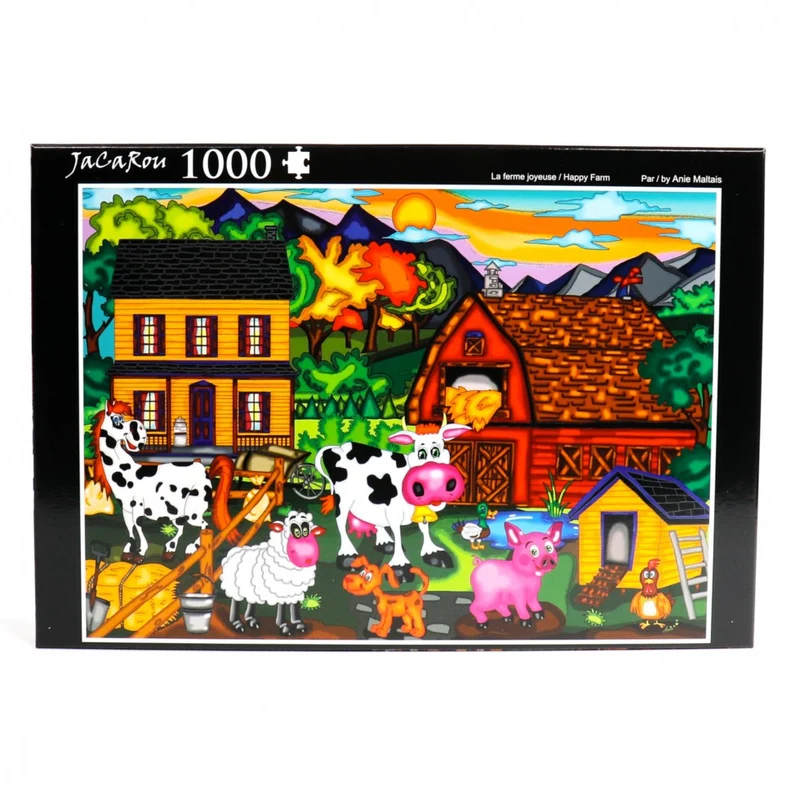 La Ferme Joyeuse / Happy Farm, Anie Maltais (1000pcs)