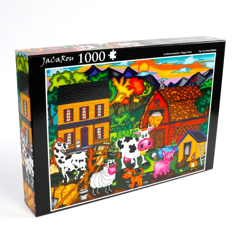 La Ferme Joyeuse / Happy Farm, Anie Maltais (1000pcs)