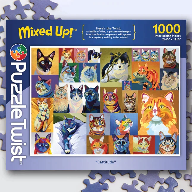 DMG Cattitude - Mixed Up! (1000pcs) (DAMAGED BOX)