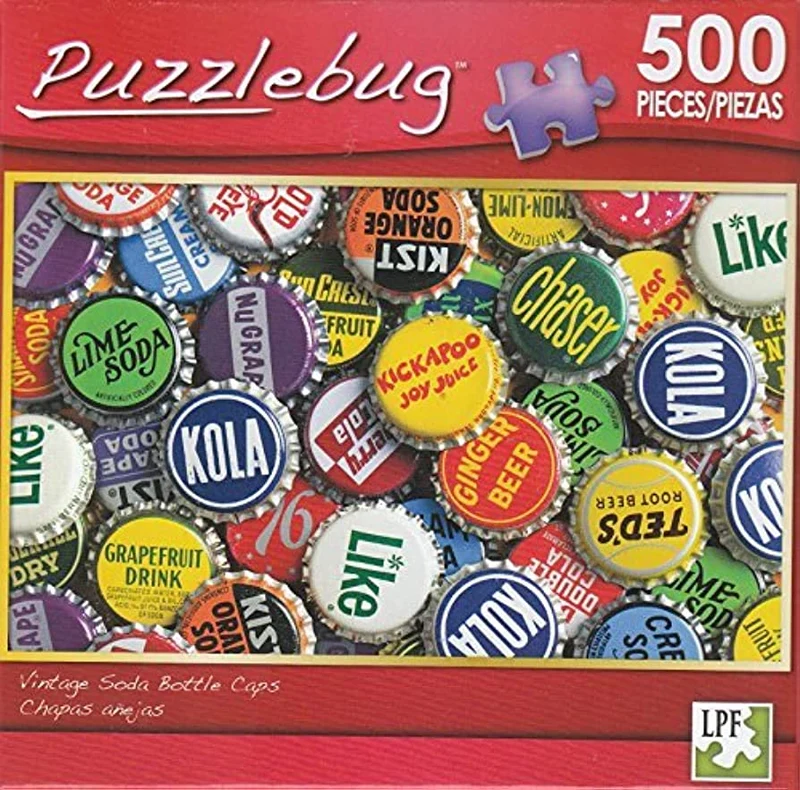 PFG Vintage Soda Bottle Caps (Usagé/Used - PUZZLES FOR GOOD)