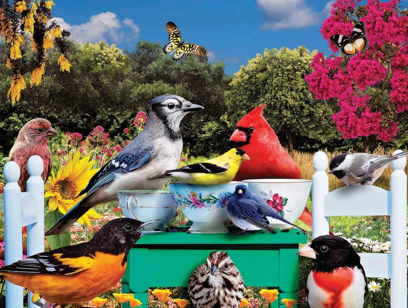 Flights of Fancy - Birds Tea Party (550pcs)