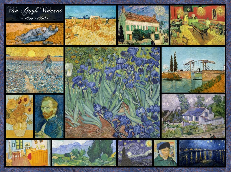 DMG Collage - Vincent Van Gogh (2000pcs) (DAMAGED BOX)