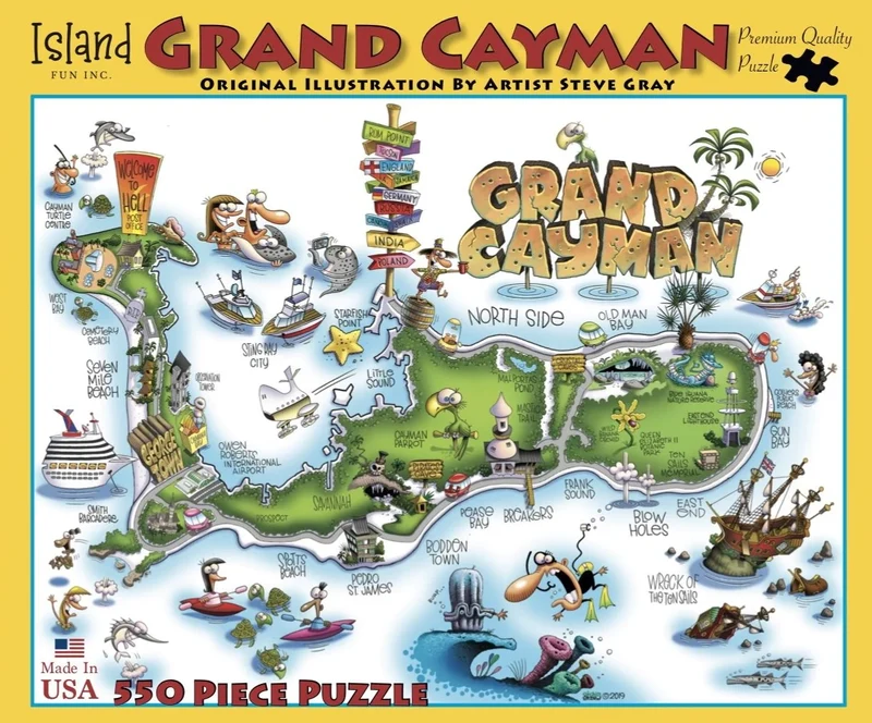 Grand Cayman, Steve Gray (550pcs)
