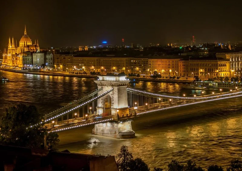 17143 Orte - Budapest bei Nacht Puzzle