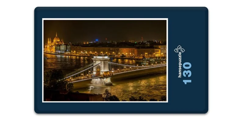 17143 Orte - Budapest bei Nacht Puzzle