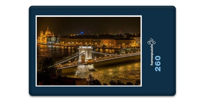 17143 Orte - Budapest bei Nacht Puzzle