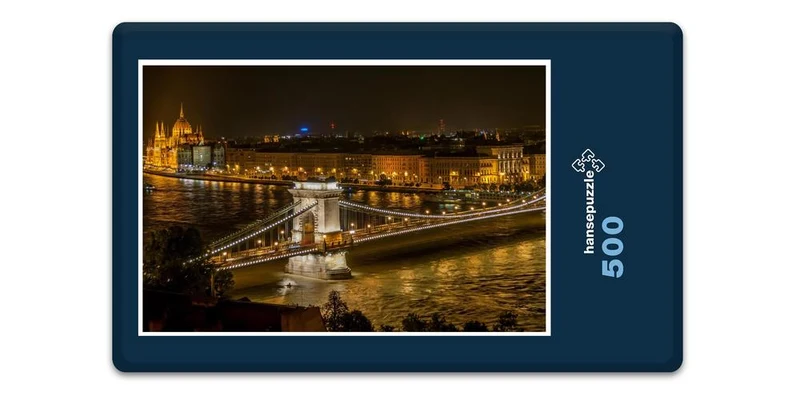 17143 Orte - Budapest bei Nacht Puzzle
