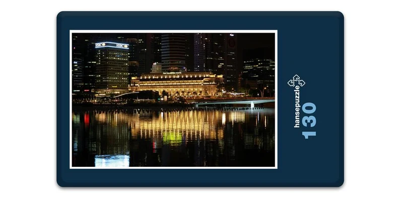 17146 Orte - Singapure bei Nacht Puzzle