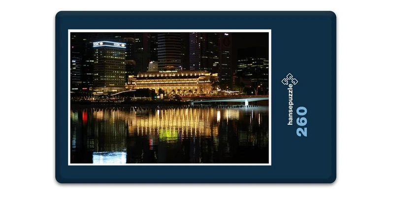 17146 Orte - Singapure bei Nacht Puzzle