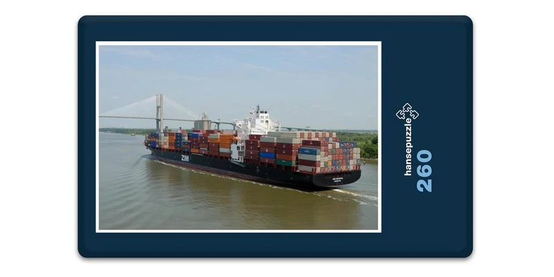 16974 Industrie - Container-Frachter Puzzle