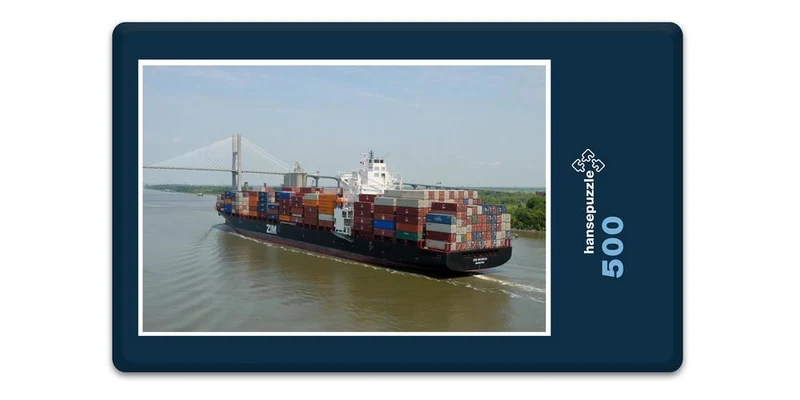 16974 Industrie - Container-Frachter Puzzle