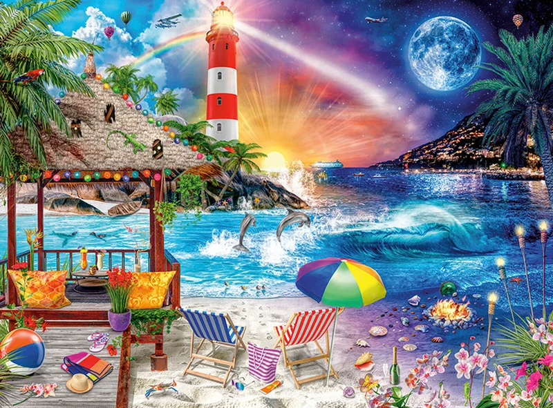 PFG Night & Day: Life's a Beach (Usage/Used - PUZZLES FOR GOOD)