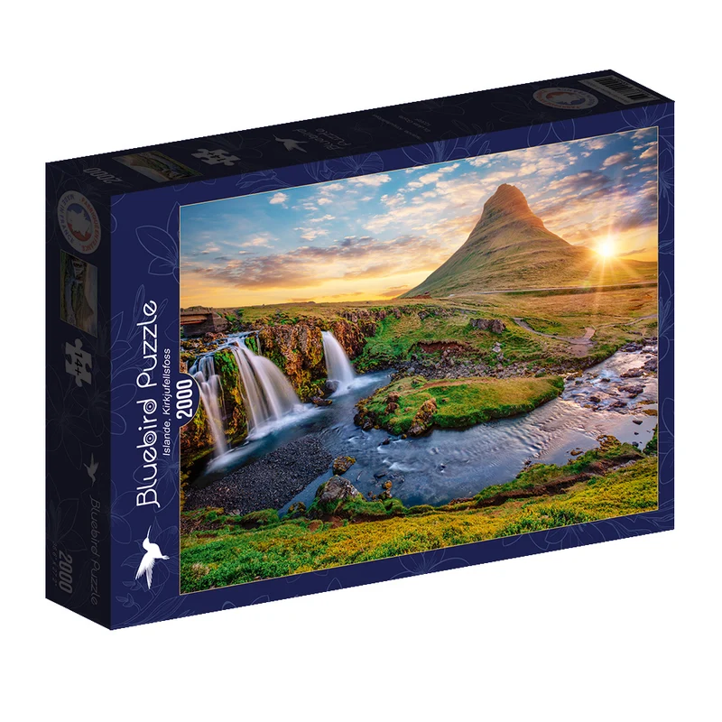 Waterfall in Iceland, Kirkjufellsfoss (2000pcs)