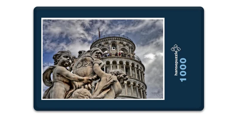 17387 Gebäude - Schiefer Turm Puzzle