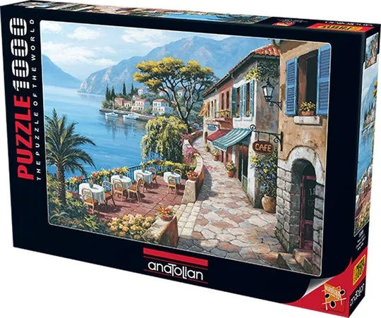 PFG Overlook Cafe II, Sung Kim (1000pcs) (Usage/Used - PUZZLES FOR GOOD)