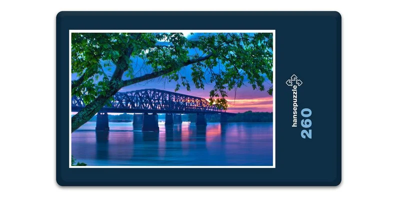 17275 Orte - Mississippi-Brücke Puzzle