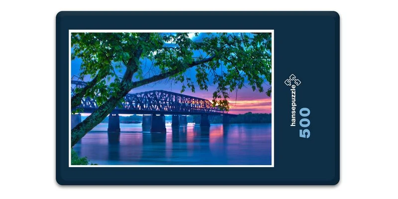 17275 Orte - Mississippi-Brücke Puzzle