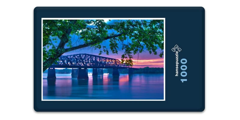 17275 Orte - Mississippi-Brücke Puzzle
