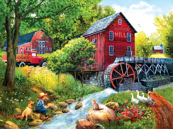 Playing Hookey at the Mill, Tom Wood