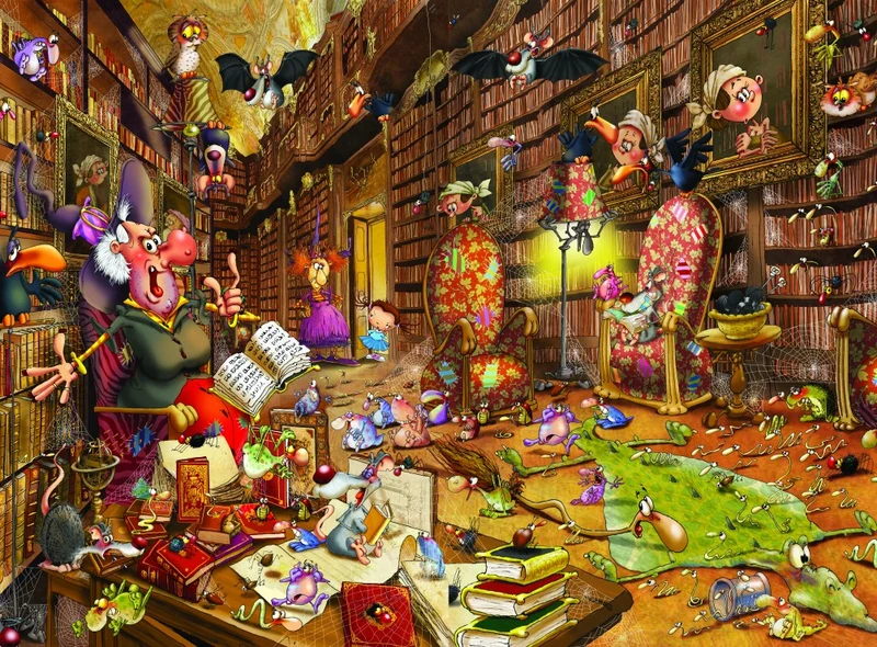 Grafika Francois Ruyer - Witch Jigsaw Puzzle