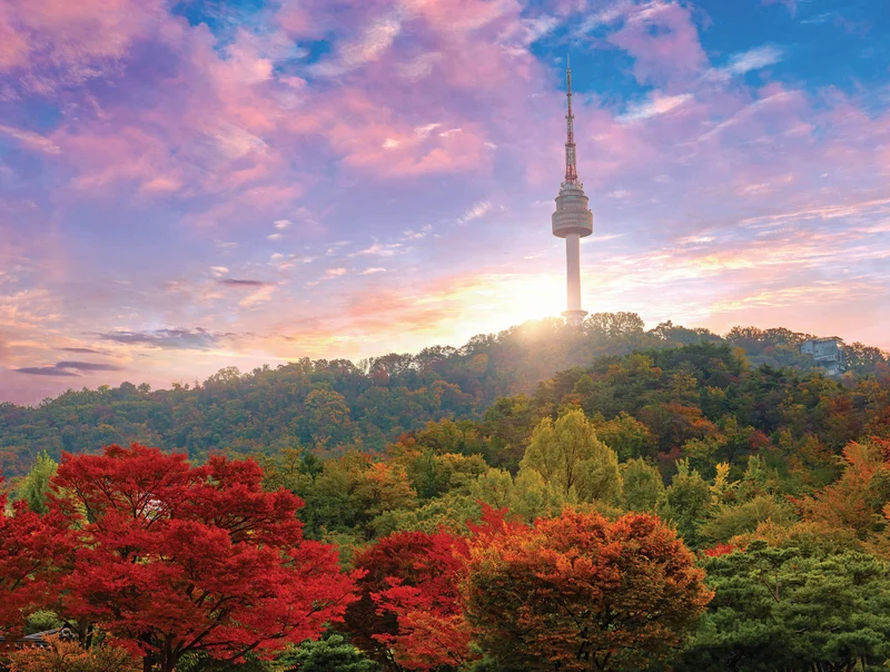 Postcard Collection - Seoul Tower, South Korea (300pcs)