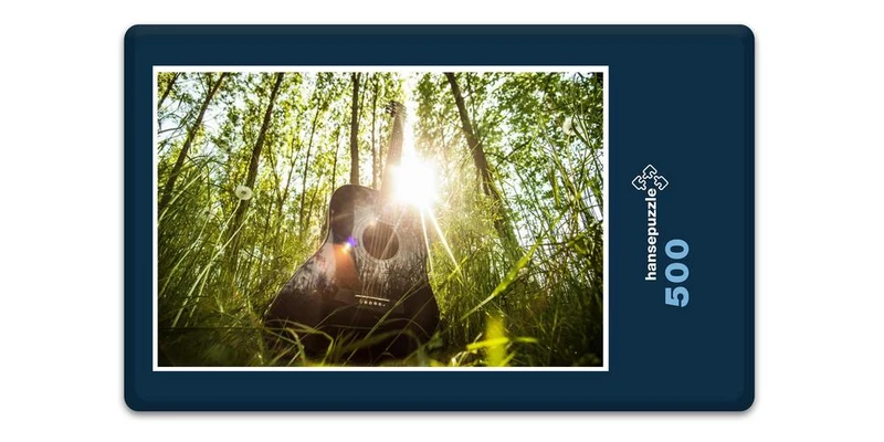 17183 Musik - Gitarre im Wald Puzzle