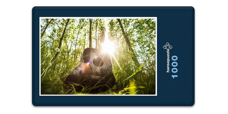 17183 Musik - Gitarre im Wald Puzzle