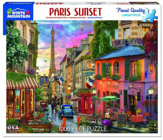 Paris Sunset, David Mclean