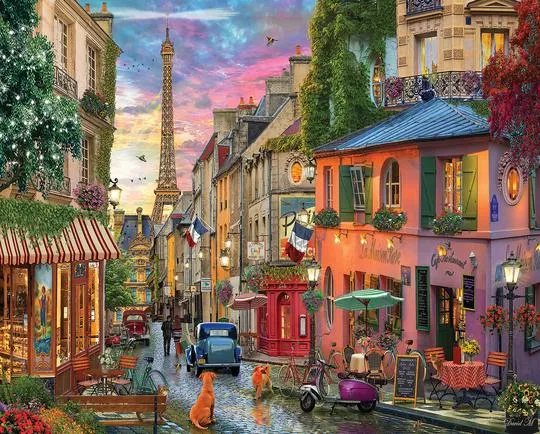 Paris Sunset, David Mclean