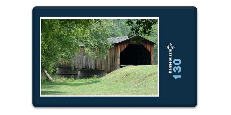 17287 Gebäude - Holz-Brücke Puzzle