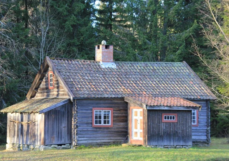 22568 Orte - Holzhütte Puzzle