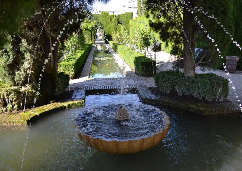19384 Orte - Springbrunnen in Park Puzzle