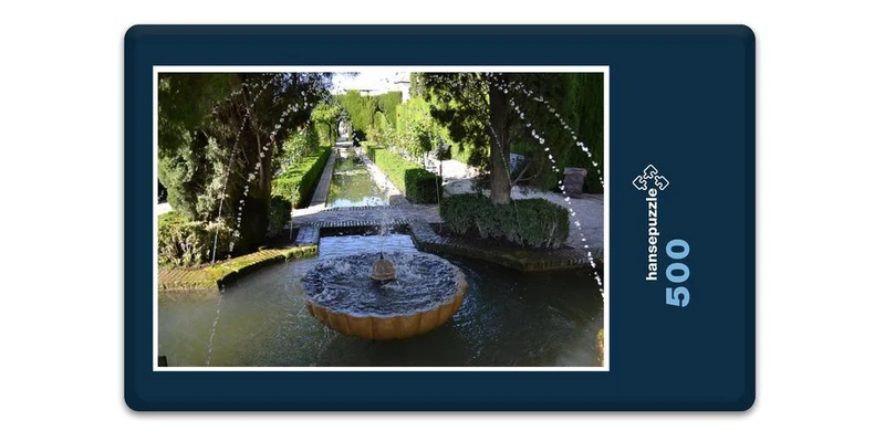 19384 Orte - Springbrunnen in Park Puzzle