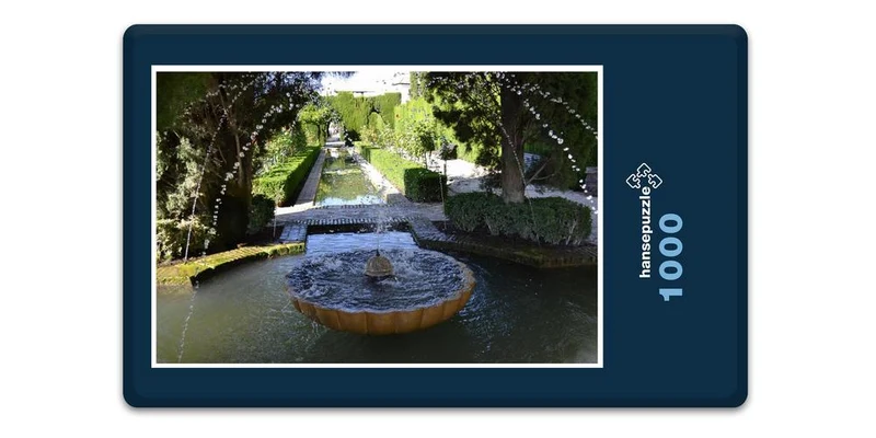 19384 Orte - Springbrunnen in Park Puzzle