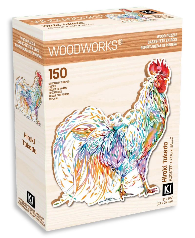 Rooster, Hiroki Takeda (150pcs) (Wooden)
