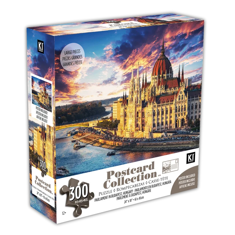 Postcard Collection - Parliament in Budapest, Hungary (300pcs)