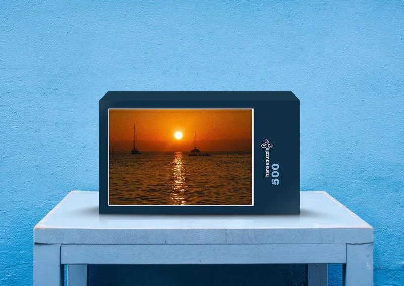 25258 Natur - Sonnenuntergang am Wasser Puzzle