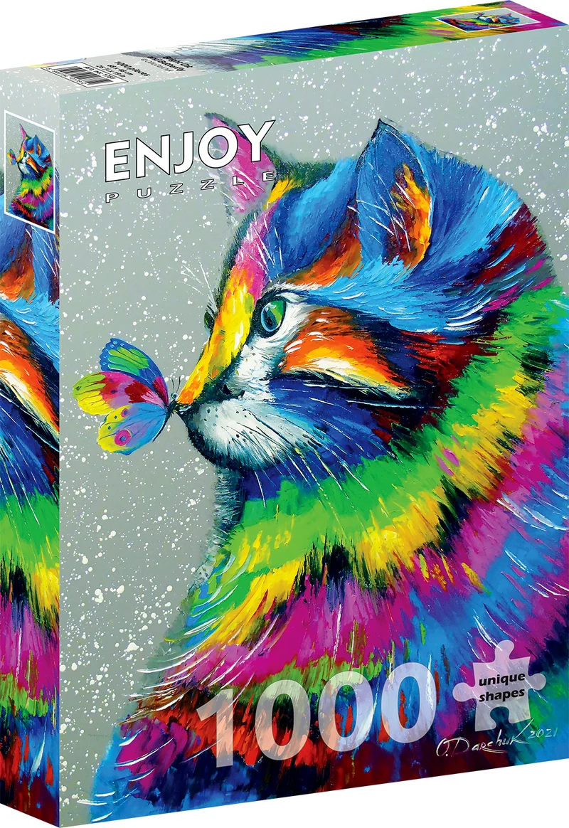 Bright Cat and Butterfly (1000pcs)