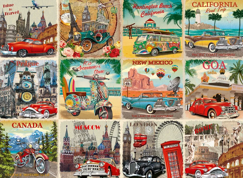 Collage Vintage (3000pcs)
