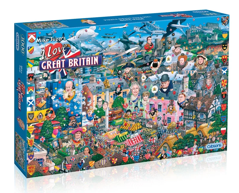 I Love Great Britain, Mike Jupp (1000psc)