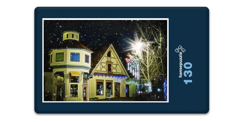 17448 Gebäude - Weihnachts-Dorf Puzzle