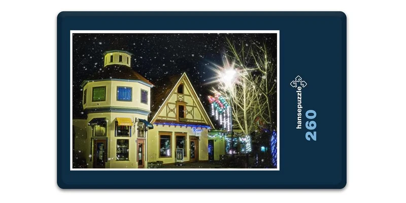 17448 Gebäude - Weihnachts-Dorf Puzzle