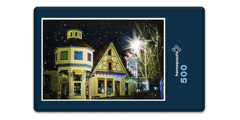 17448 Gebäude - Weihnachts-Dorf Puzzle