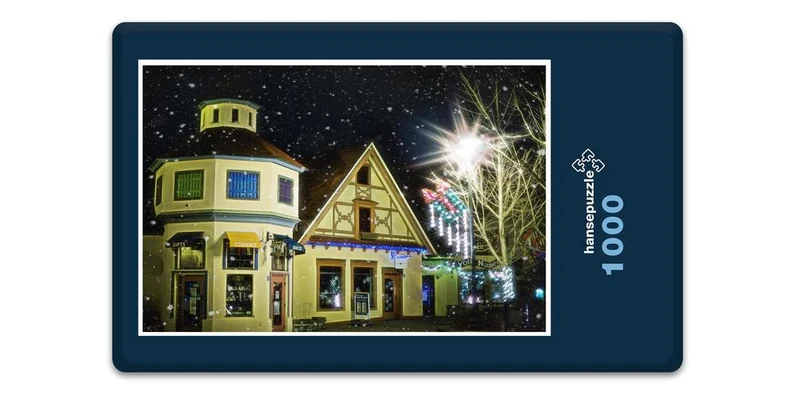 17448 Gebäude - Weihnachts-Dorf Puzzle