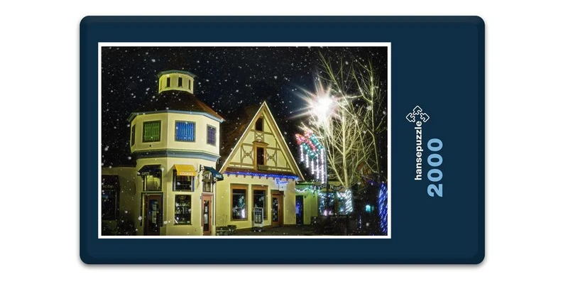 17448 Gebäude - Weihnachts-Dorf Puzzle