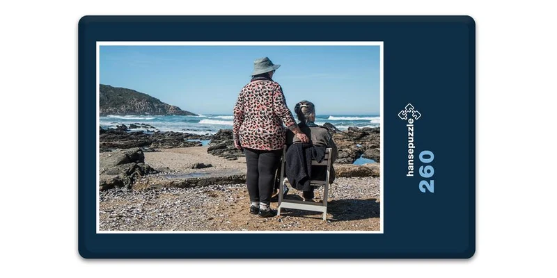 17455 Menschen - Meer-Blick Puzzle